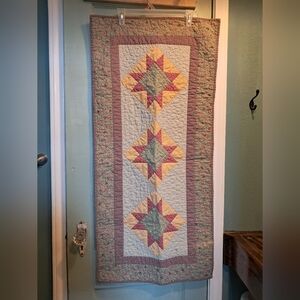 Patchwork Quilted Table Runner - Multicolor